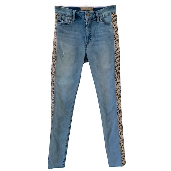 Joe's “ Skinny Denim Leopard Stripe 👖 - Picture 1 of 9